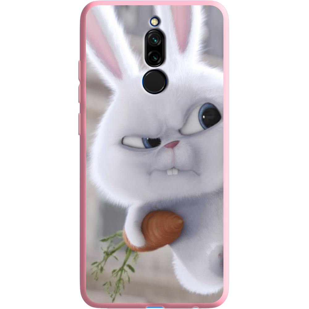Чехол Boxface Xiaomi Redmi 8 Rabbit Snowball Розовый силикон (38411-up1116-38676)