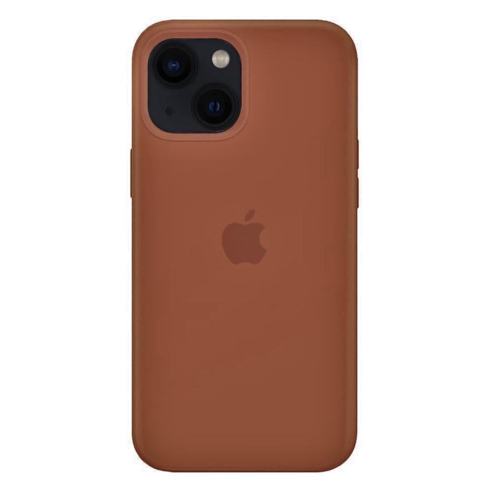 Силиконовый Чехол Накладка Silicone Case для iPhone 13 Brown Силиконовый Чехол Накладка Silicone Case для iPhone 13 Brown