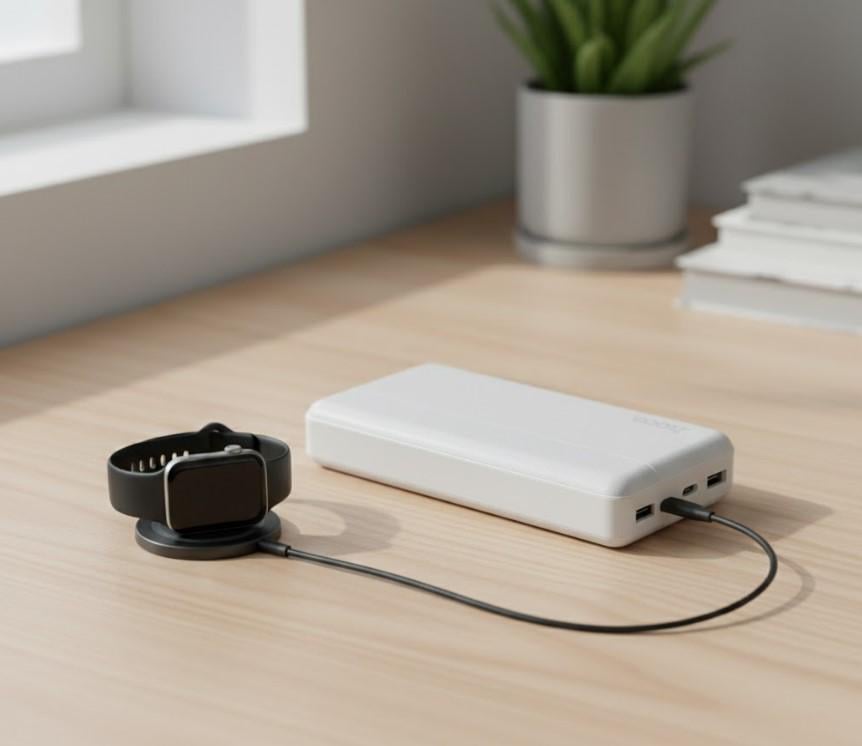 Повербанк Hoco 20000 mAh з двома USB-виходами Білий (2104618823) - фото 9 Повербанк Hoco 20000 mAh з двома USB-виходами Білий (2104618823) - фото 9