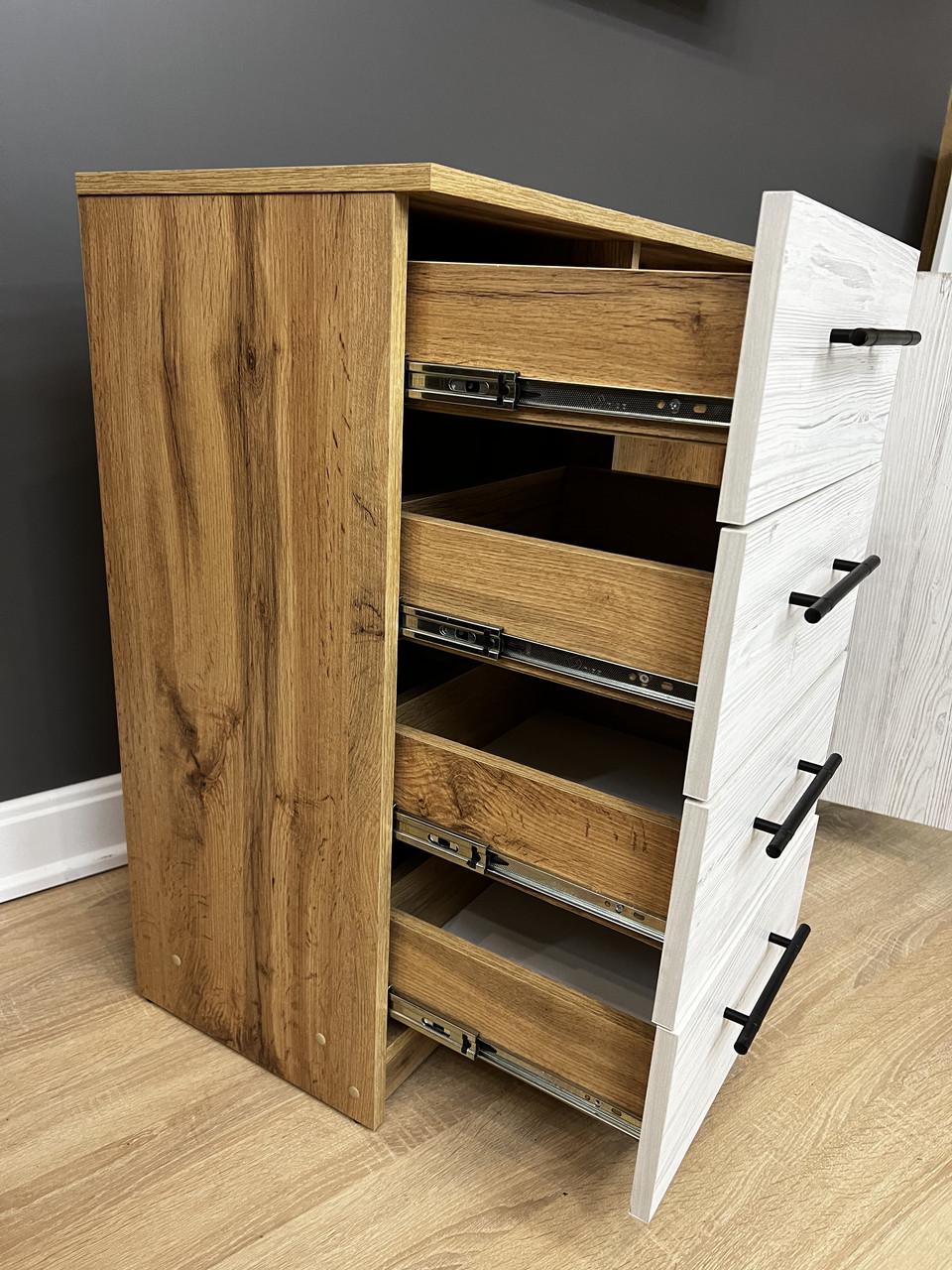 Комод Стандарт 4+1 800х792х350 мм Дуб Аппалачі/Аляска - фото 5 Комод Стандарт 4+1 800х792х350 мм Дуб Аппалачі/Аляска - фото 5