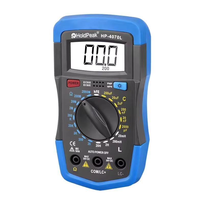 Мультиметр HoldPeak HP-4070L LCR-тестер цифровий 2000 відліків 2000МОм 200мкФ 20Гн (HP-4070L) - фото 5