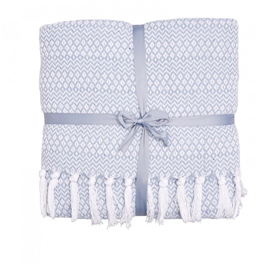 Покривало-піке Karaca Home Levi 200х230 см євро Світло-блакитний (13512860) - фото 2 Покривало-піке Karaca Home Levi 200х230 см євро Світло-блакитний (13512860) - фото 2