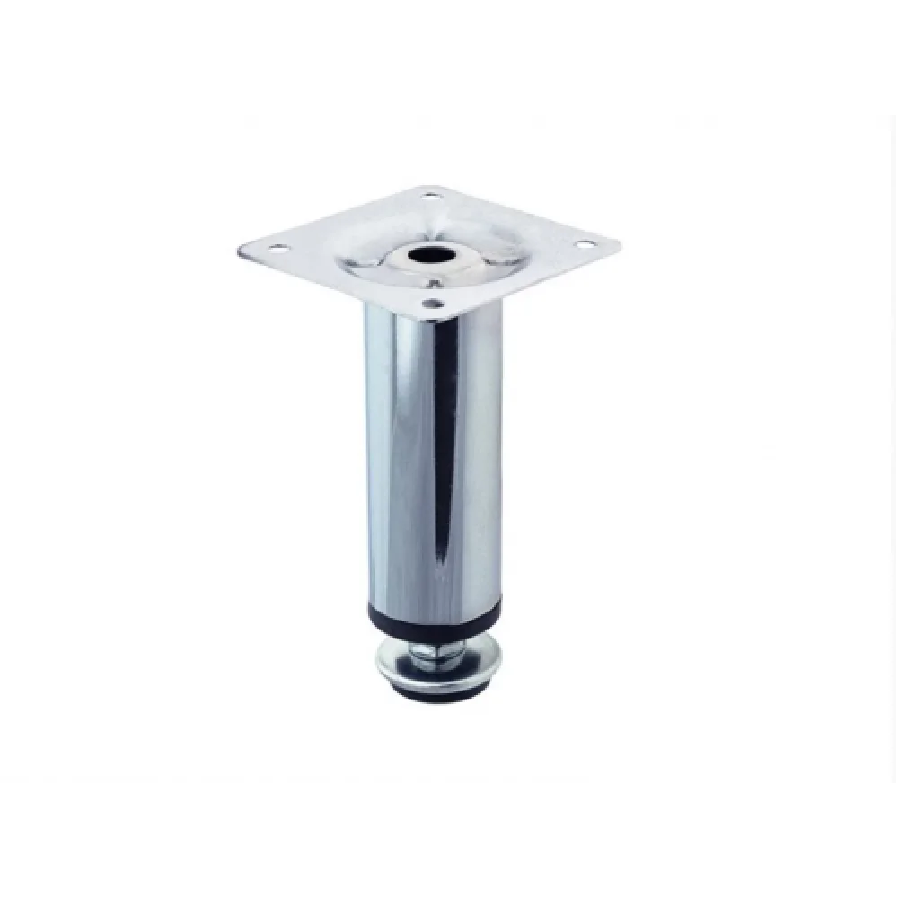 Меблева ніжка-опора Sigma регульована 100 мм D 30 мм Хром (MO0168)
