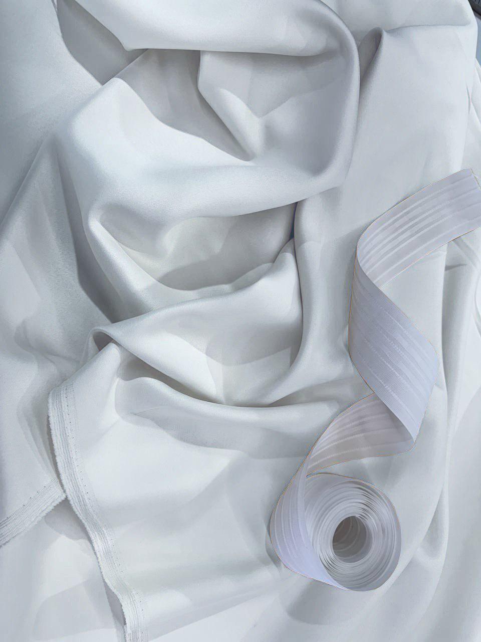 Комплект штор блекаут 2 шт. 150х275 см Сталево-сірий - фото 3 Комплект штор блекаут 2 шт. 150х275 см Сталево-сірий - фото 3