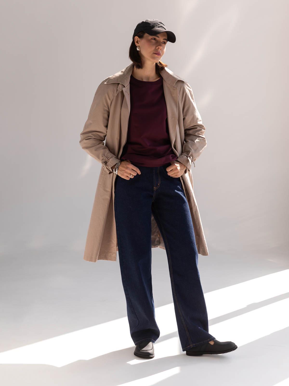 Джинси жіночі широкі FROMUS M Синій (9009-5) - фото 6