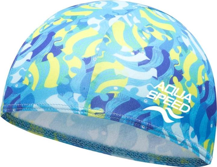Шапка для плавания Aqua Speed ​​BABY CAP PRINT 61717 One Size Голубой/Желтый (756-02)