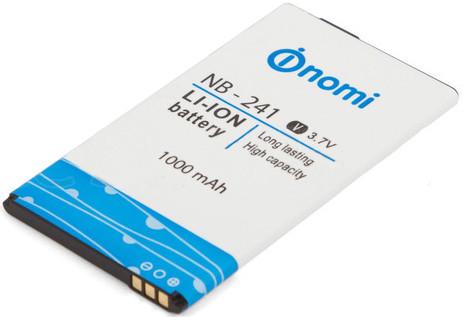 Аккумулятор Nomi i241/i241+ NB-241/NB-241+ 1000 mAh