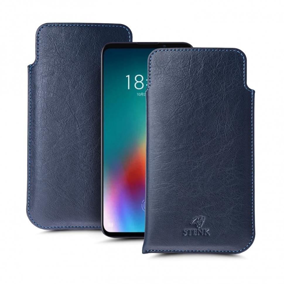 Футляр Stenk Elegance для Meizu 16T Синий (65959)