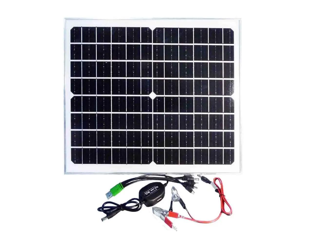 Солнечная панель CcLamp Solar Panel IP65 USB 20 Вт