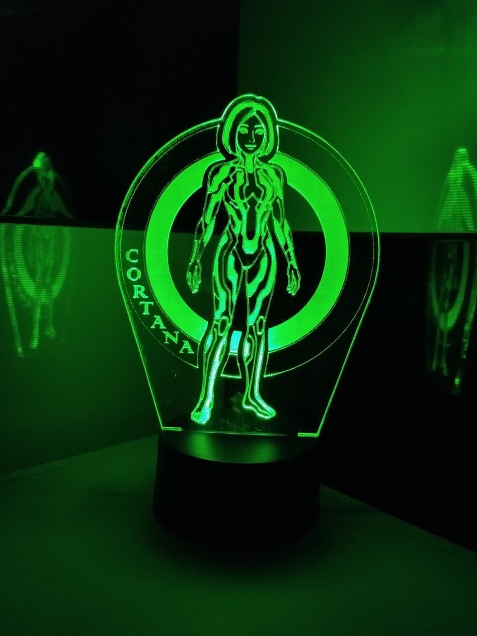 3d-ночник Cortana несколько подсветок/на пульте, подарок геймеру (2755742397)