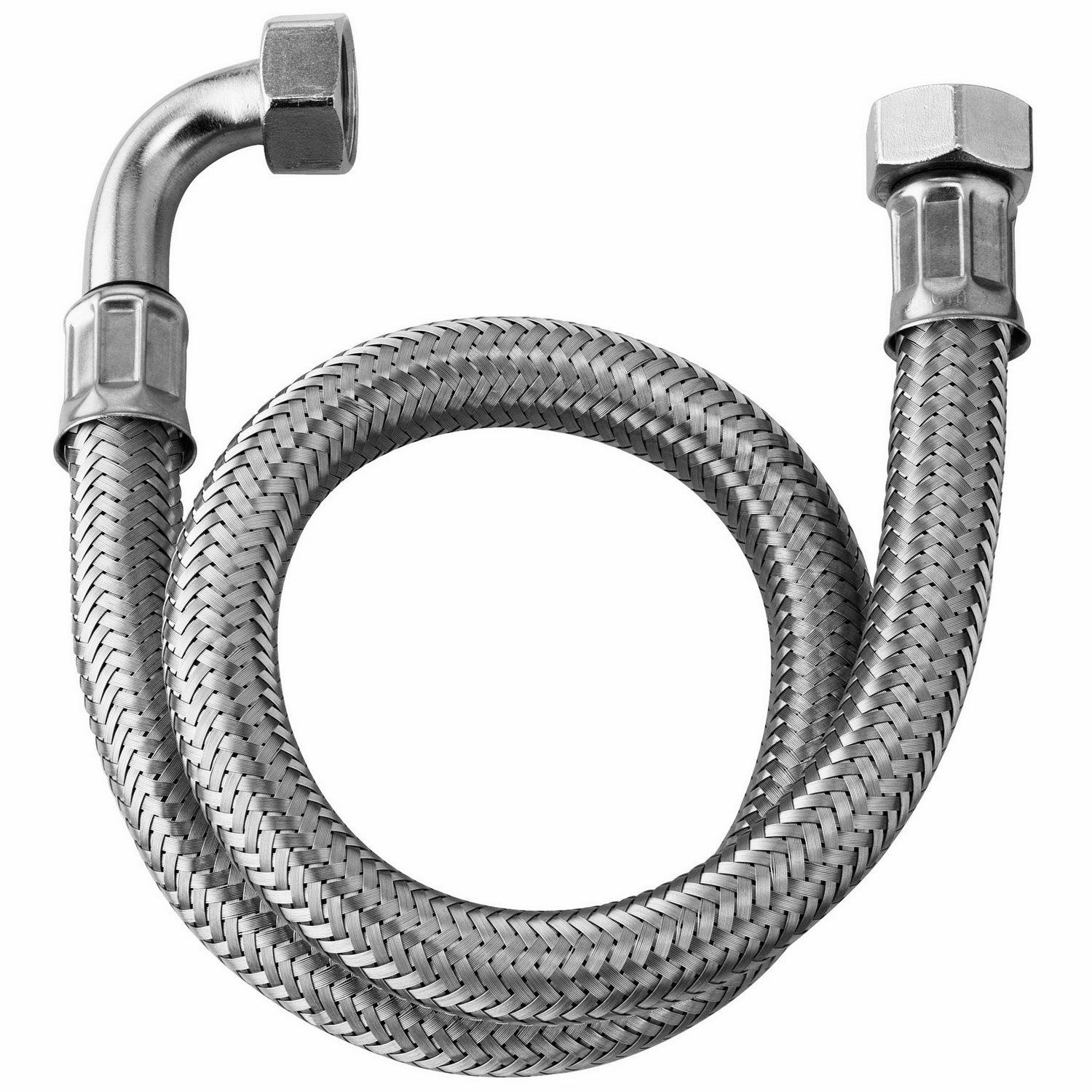 Шланг гибкий для подключения воды Kludi 6115000-00 60 см 1/2"x1/2" ВВ (179977) Шланг гибкий для подключения воды Kludi 6115000-00 60 см 1/2"x1/2" ВВ (179977)