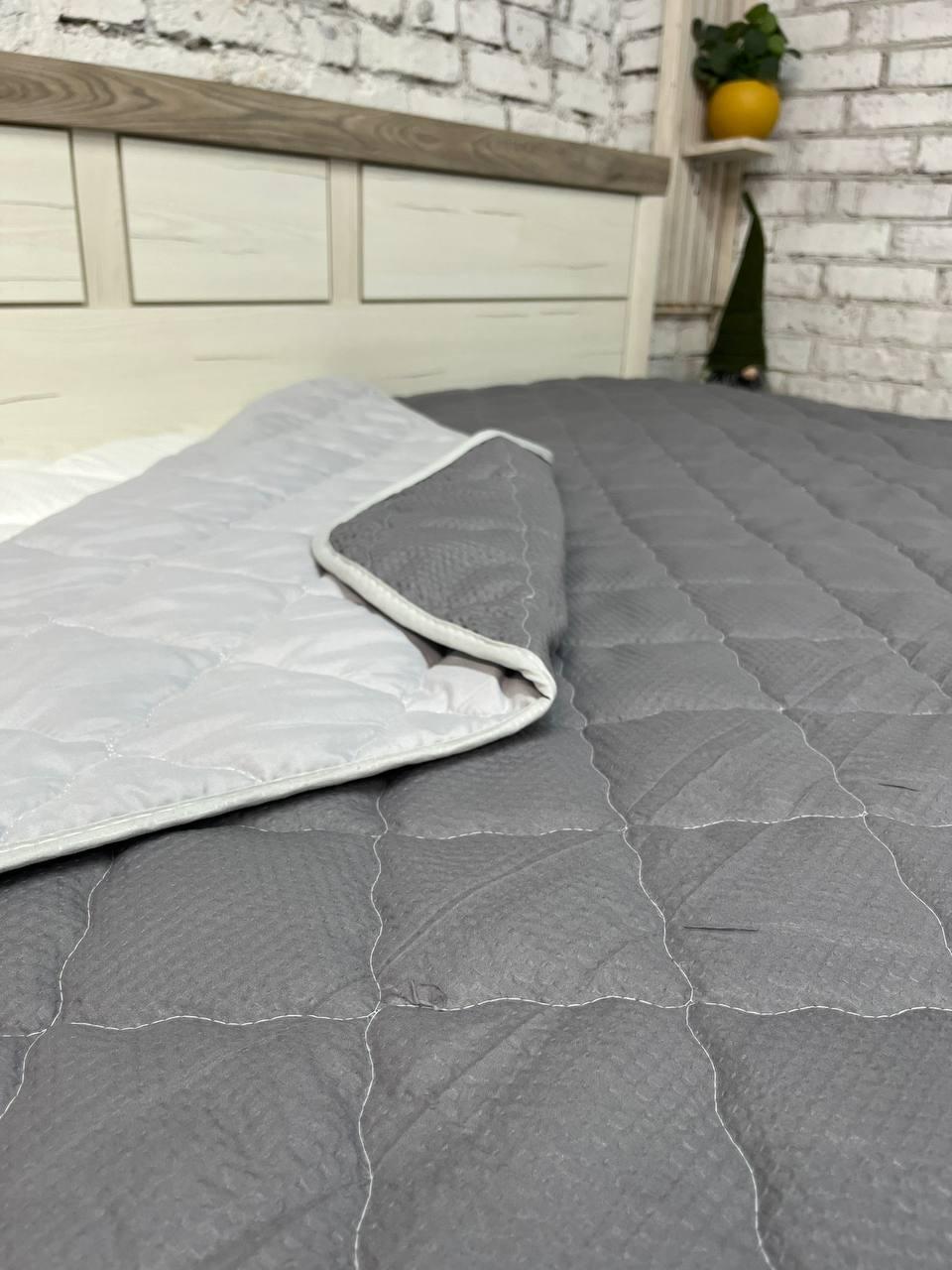 Одеяло холлофайбер/микрофибра 175х210 см Серый (Д-al-lito-kovdra25-002-02) - фото 2 Одеяло холлофайбер/микрофибра 175х210 см Серый (Д-al-lito-kovdra25-002-02) - фото 2