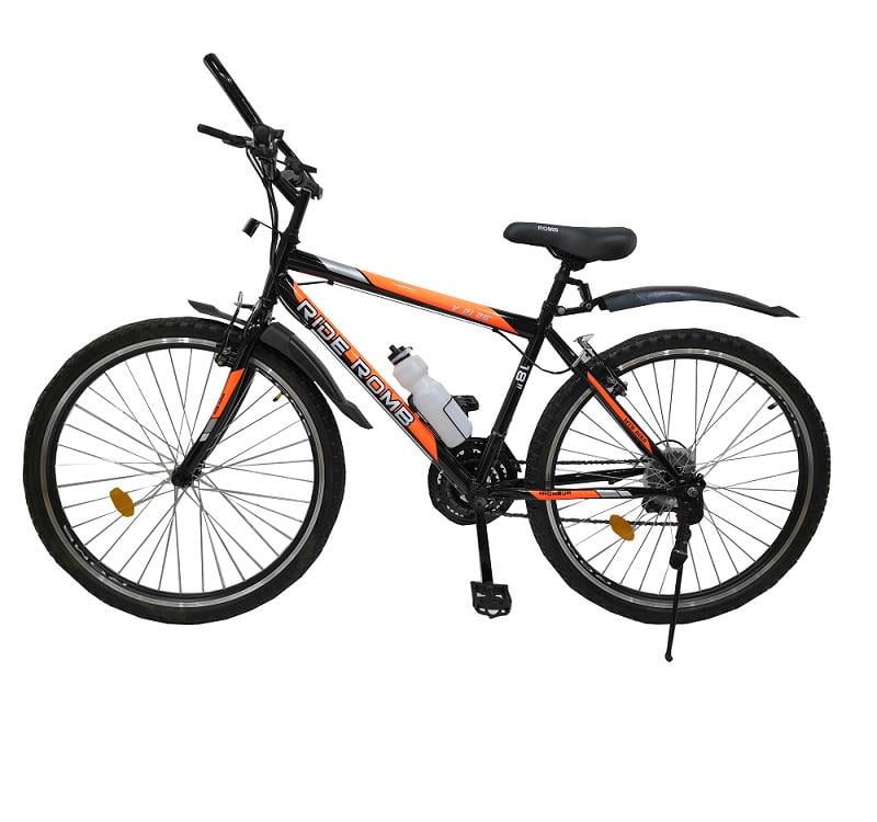 Велосипед SPARK RIDE ROMB V.21 26 2021 Чорно-помаранчевий (000148529)