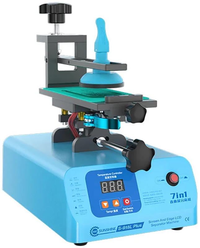 Сепаратор Sunshine S-918L Plus 7в1 для ремонта смартфонов нагрев/разделение дисплея/удаление OCA клея (2000996190400)