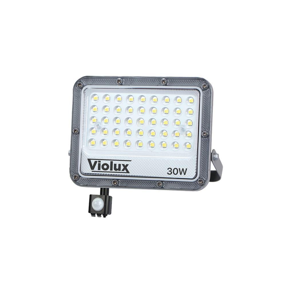LED-прожектор Violux CARBON-S с датчиком 30W 5000K 3600 Lm IP65 (400222)