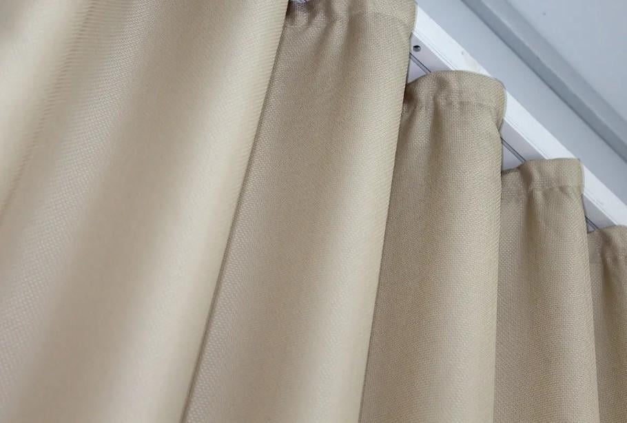 Шторы для гостиной/спальни Felicita 3x1,5 м 2 шт. Бежевый (1258ш) - фото 5
