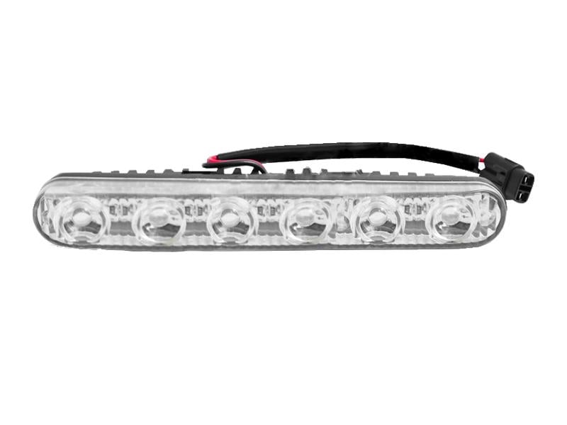 Денні ходові вогні LEDUA HDX-D027A 6 увігнутих 12V Білий (573)