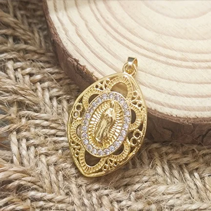 Подвеска на шею с образом Девы Марии (G00046) - фото 7 Подвеска на шею с образом Девы Марии (G00046) - фото 7