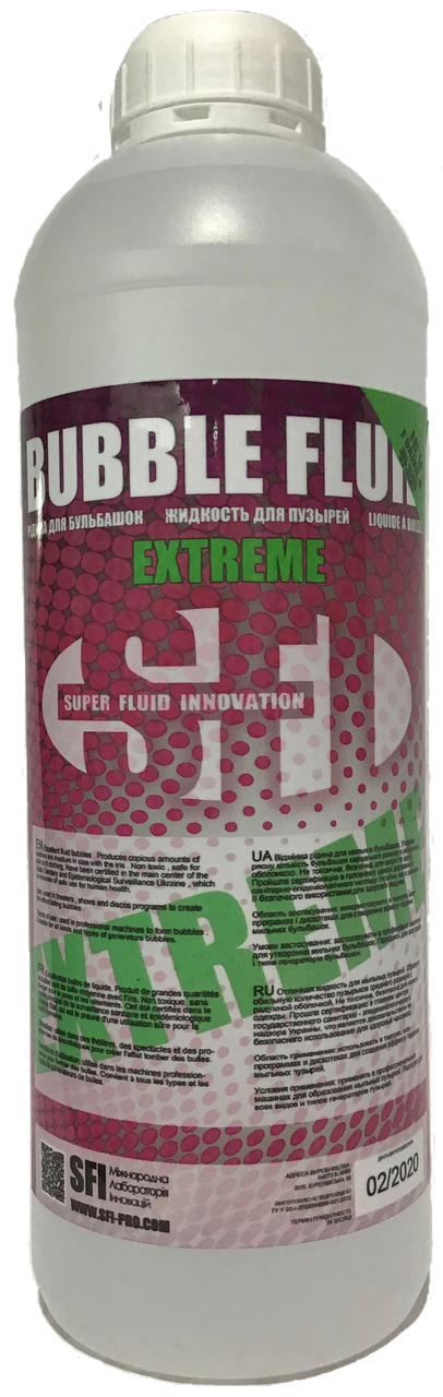 Мильні бульбашки Екстрім SFI Bubble Extreme 1 л