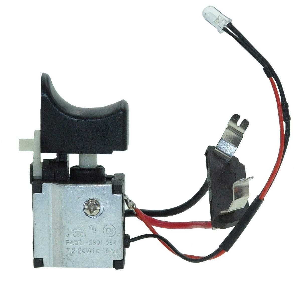Кнопка шуруповерта VJ Parts для З-т ЗША-12 Li-ion/Титан ПДША 12Л/Ижмаш (кн223)