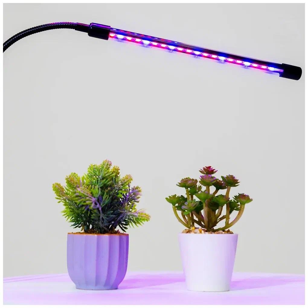 Фітолампа для рослин подвійна LED Plant Grow Light (1009983-Black) - фото 6