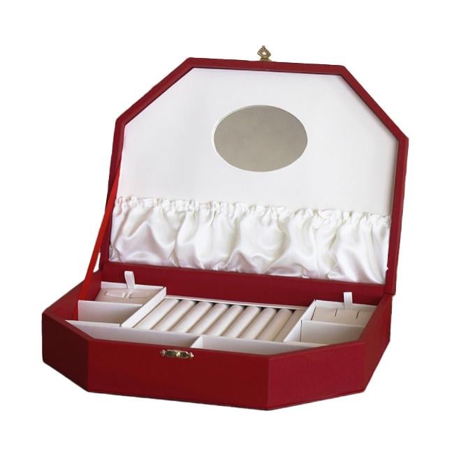 Шкатулка трапеция для ювелирных украшений Гранд Презент Красный (603440)