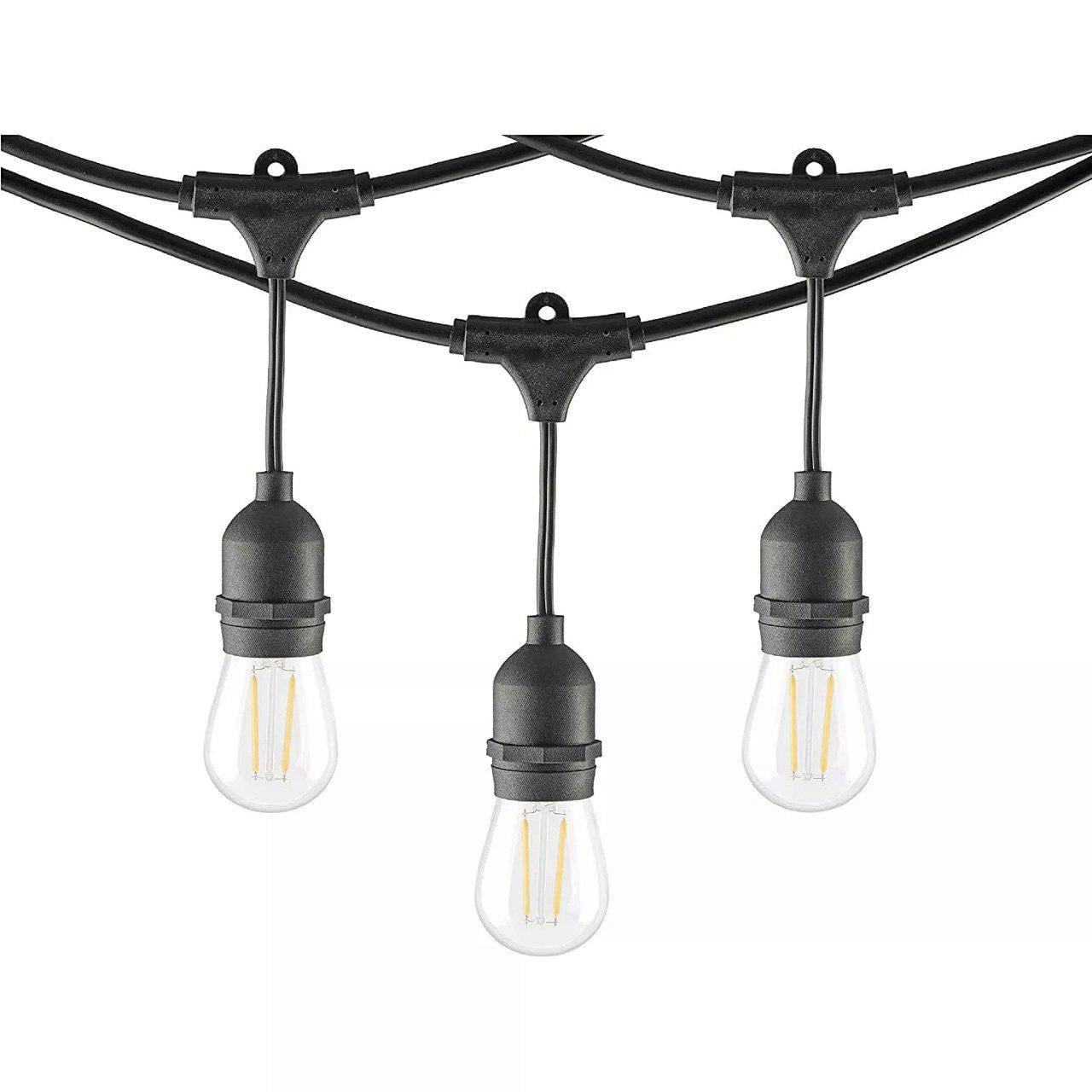 Гірлянда вулична вологозахисна 55 м на 110 LED ламп 4W Filament IP-65 (led1-ip65-55m)