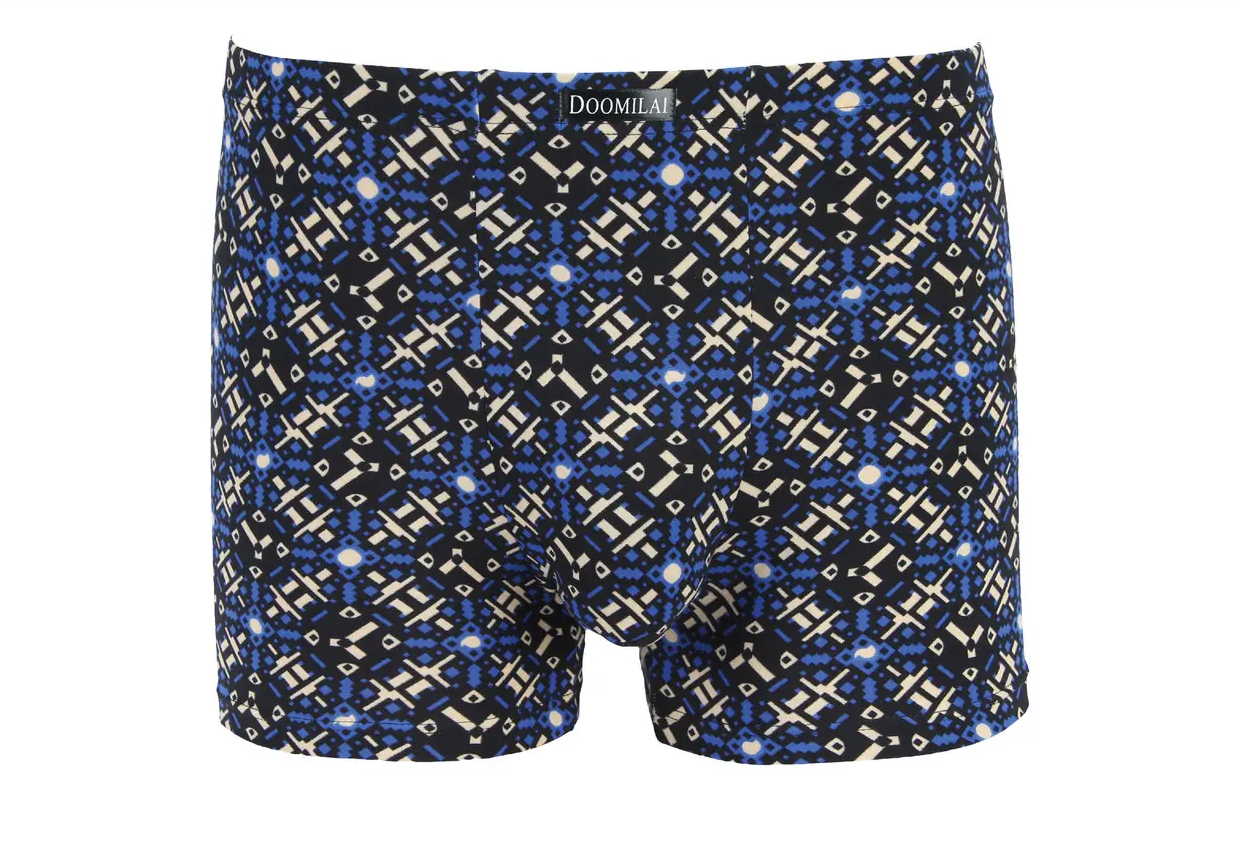 Мужские боксеры Батал стрейчевые Indena doomilai 5XL 2 шт. Синий (01487)