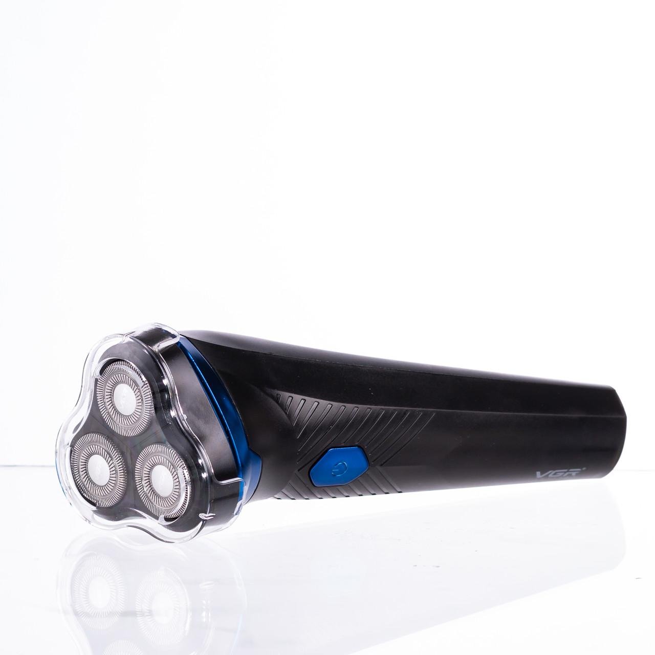 Электробритва для мужчин VGR V-314 роторнаяя для влажного и сухого бритья c дисплеем (7367) - фото 6 Электробритва для мужчин VGR V-314 роторнаяя для влажного и сухого бритья c дисплеем (7367) - фото 6