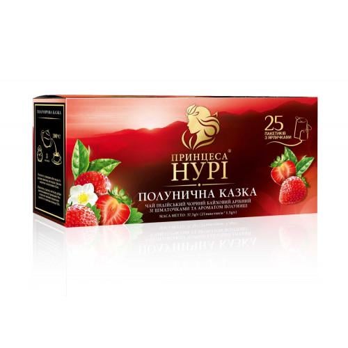 Чай Принцеса Нурі Полунична казка 25 пакетів