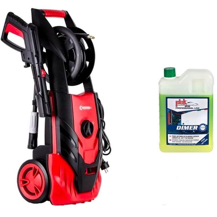 Мойка высокого давления Intertool DT-1504D1 1,8 кВт 130 бар и шампунь