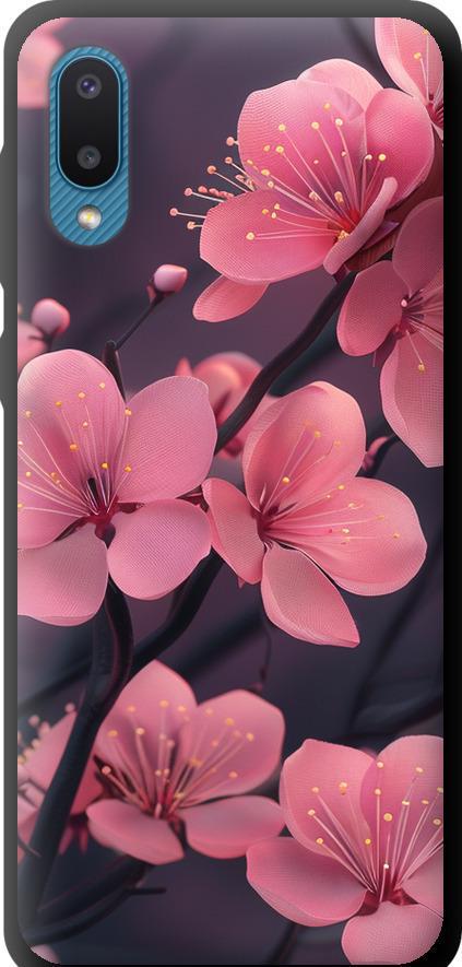 Чохол на Samsung Galaxy A02 A022G Пурпурова сакура (6075b-2260-42517) Чохол на Samsung Galaxy A02 A022G Пурпурова сакура (6075b-2260-42517)