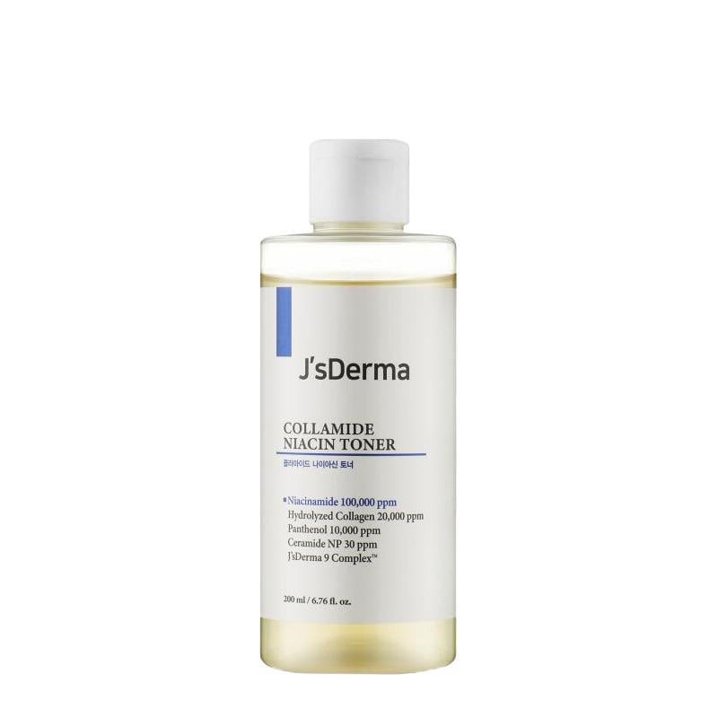 Тонер для комплексного увлажнения с керамидами и коллагеном J’sDerma Collamide Niacin Toner 200 мл