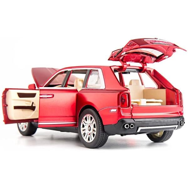 Машинка Rolls Royce Cullinan іграшка металева 1:24 Червоний (59401) - фото 2