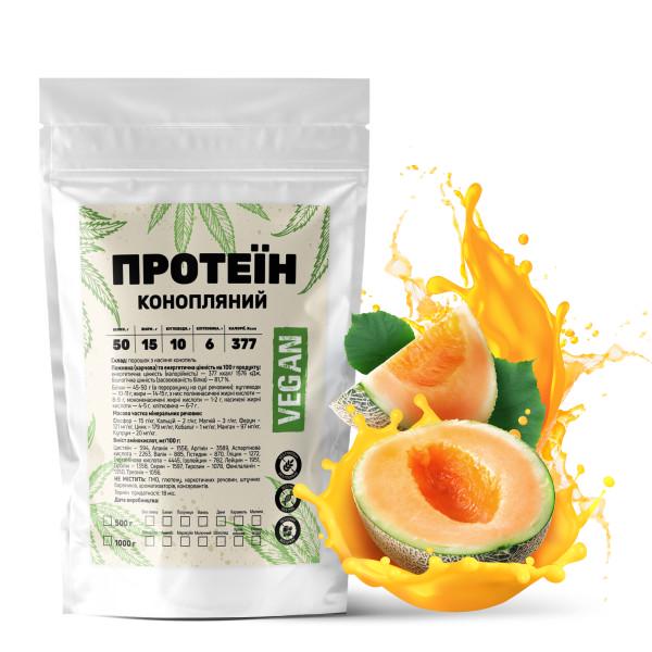 Протеин конопляный Vegan 50% белка из семян конопли с клетчаткой на 16 порций 500 г Дыня (21-125-knp-d500) Протеин конопляный Vegan 50% белка из семян конопли с клетчаткой на 16 порций 500 г Дыня (21-125-knp-d500)
