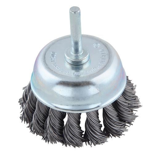 Щетка торцевая Alloid пучки крученой проволоки 75 мм для дрели (00000061515)
