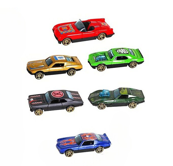 Набір іграшкових металопластикових машинок Limo Toy HY 505 D 168 6 шт. у коробці (2259384175)