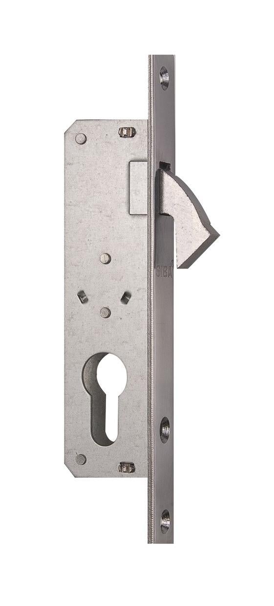 Замок-краб циліндровий Siba 10201/20 для розсувних дверей Хром (10201/20 CP)