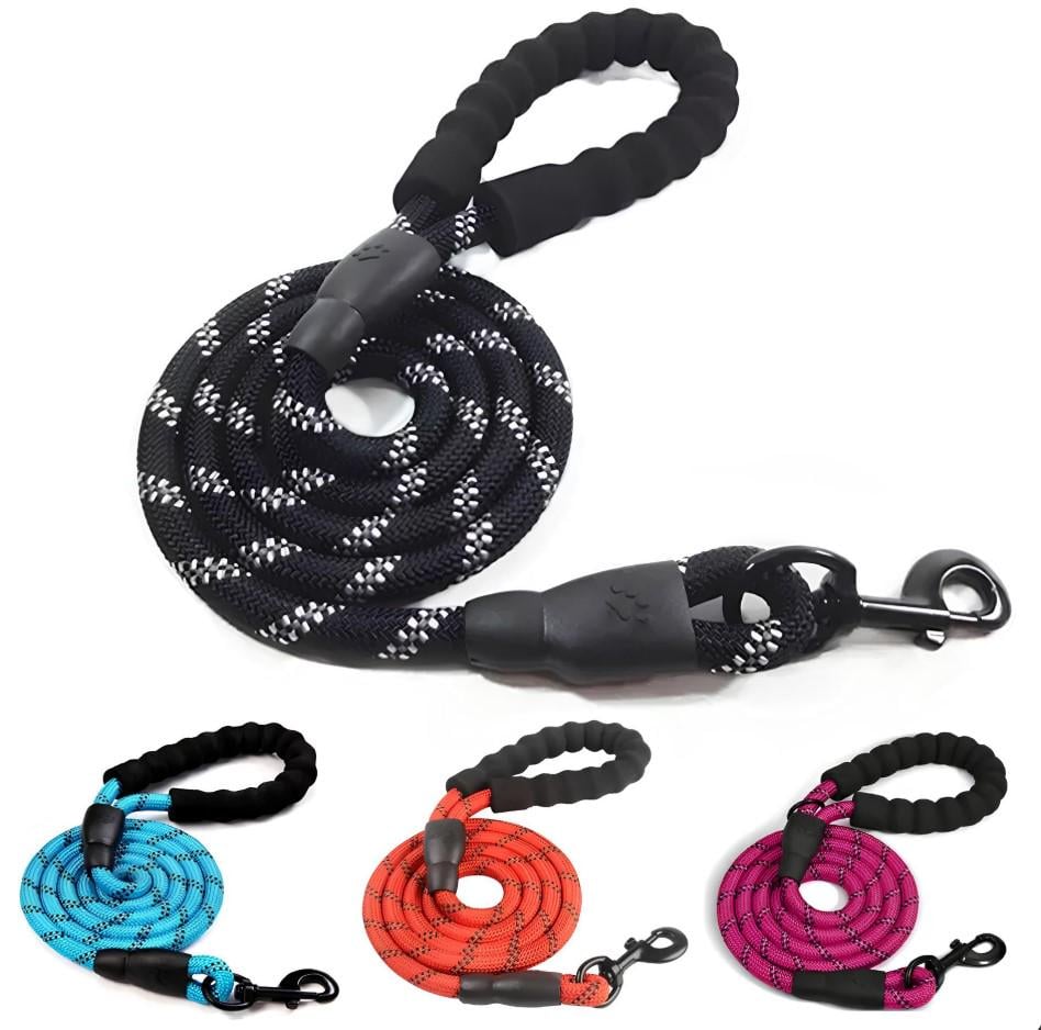 Поводок для собаки тренировочный толстая веревка 1 см 1,7 м - фото 4