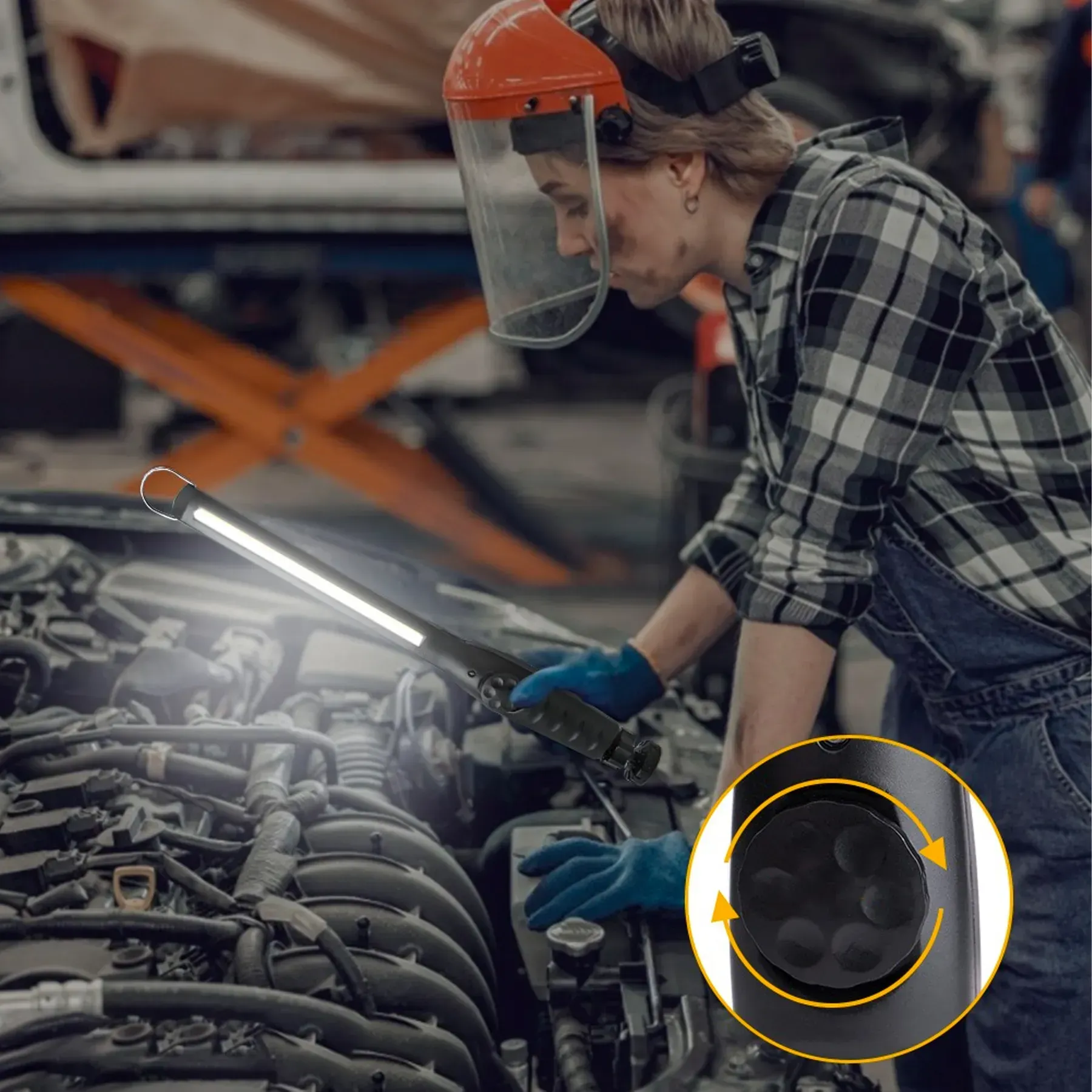 Ліхтар акумуляторний JW 821 з магнітом кліпсою та USB (234563177) - фото 4 Ліхтар акумуляторний JW 821 з магнітом кліпсою та USB (234563177) - фото 4