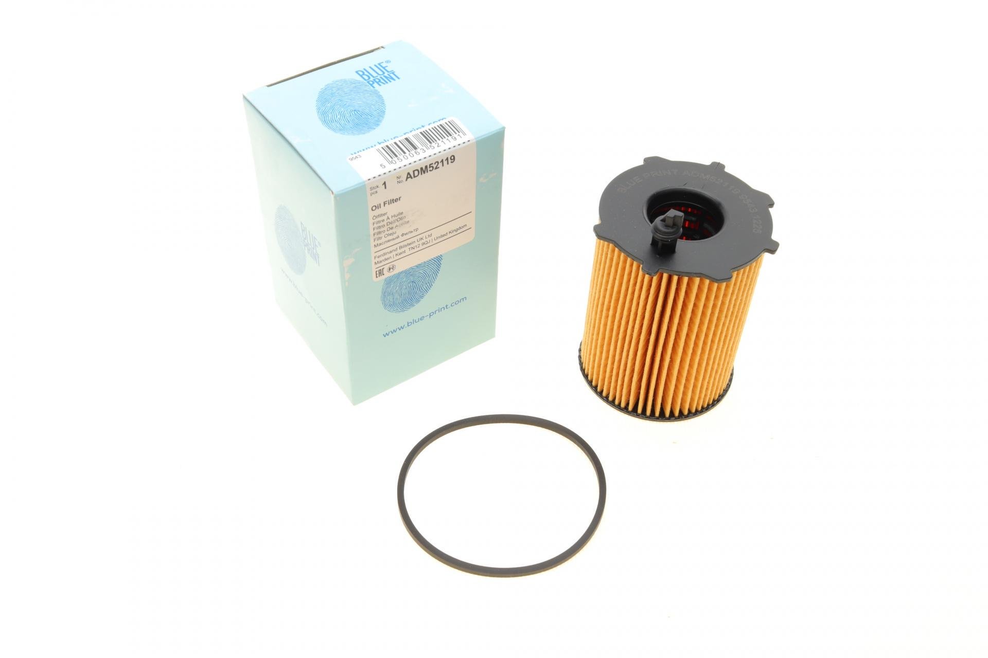 Фильтр масляный BLUE PRINT для Fiat Scudo/Citroen Berlingo 1,6JTD/HDI 07-/Ford Focus/Mondeo 1,5/1,6TDCi 04- (ADM52119)