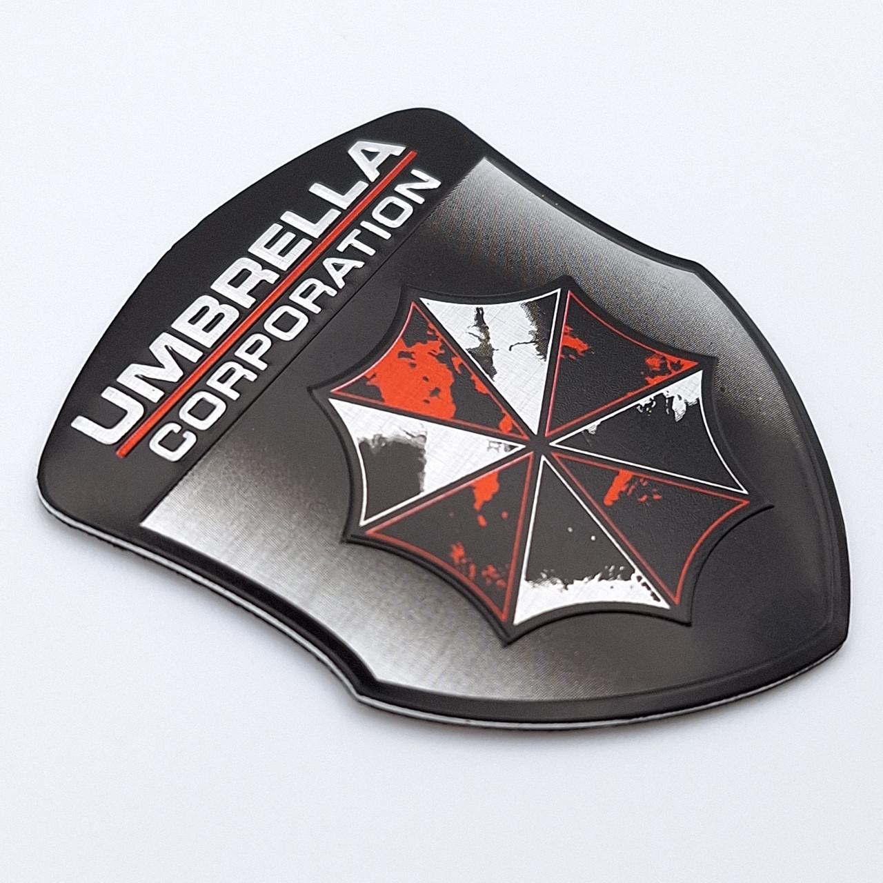Эмблема алюминиевая Umbrella щит 5,5х4,8 см Черный (2390812521)