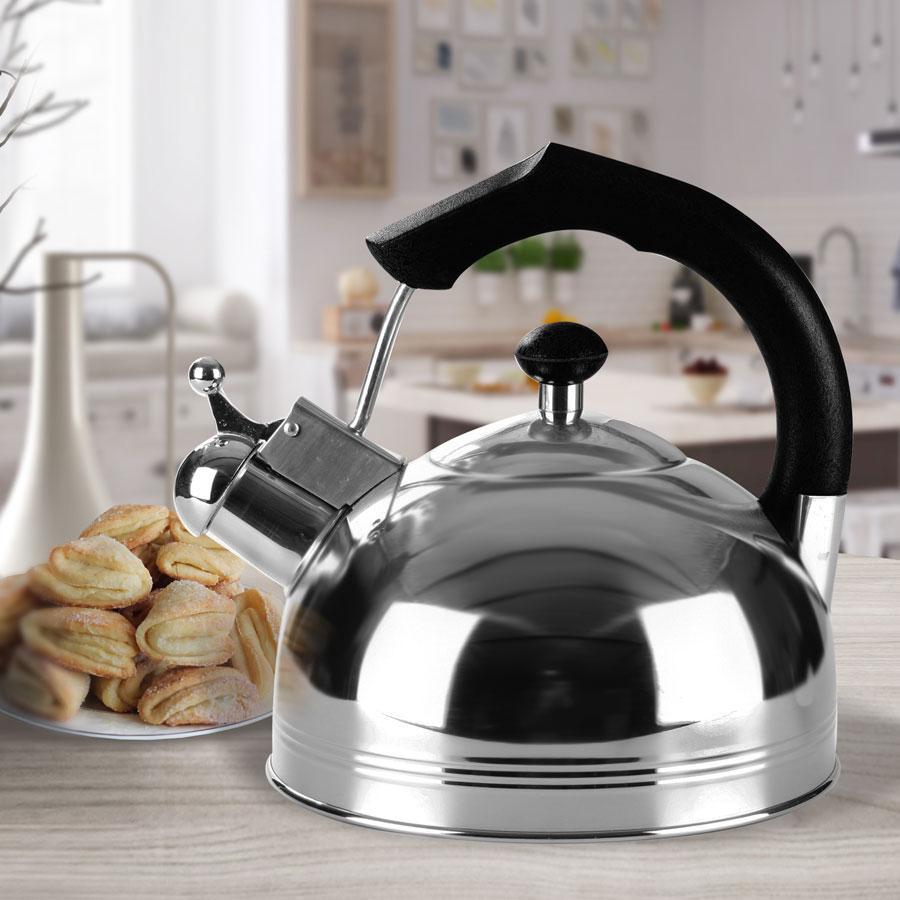 Чайник со свистком Maestro Basic 3,5 л Черный (MR-1308) - фото 2 Чайник со свистком Maestro Basic 3,5 л Черный (MR-1308) - фото 2