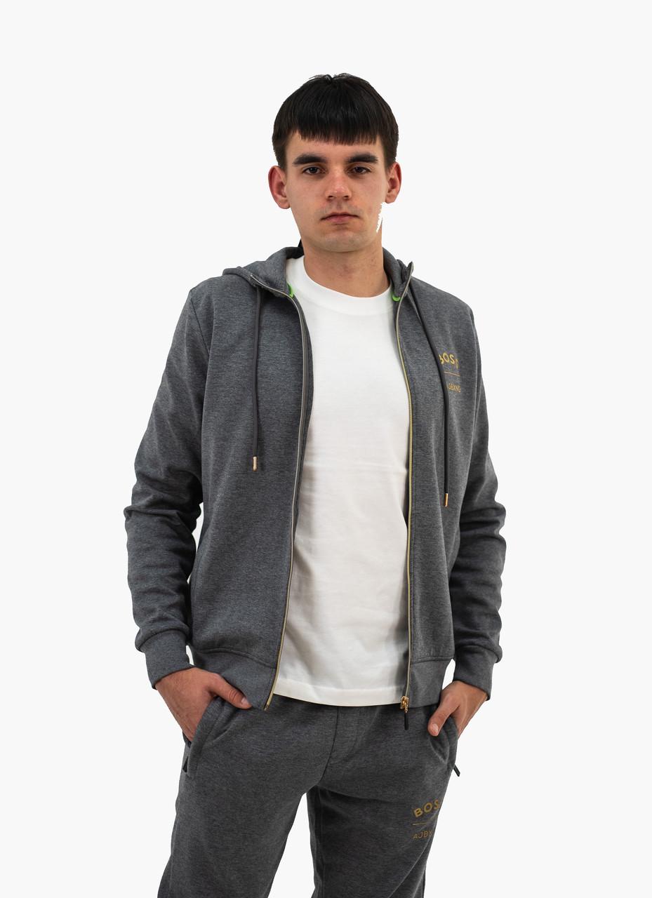 Костюм спортивный мужской BOSS HB-1066 2XL Antracite - фото 4 Костюм спортивный мужской BOSS HB-1066 2XL Antracite - фото 4