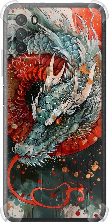 Чехол на Xiaomi Poco M3 Стихия огня (6101sp-2200-42517)