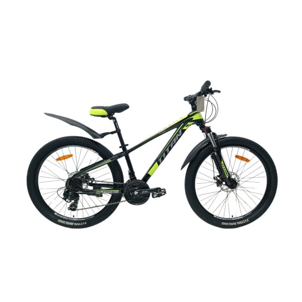 Велосипед Titan FOX 2025 26" 13" Black-neon/Yellow