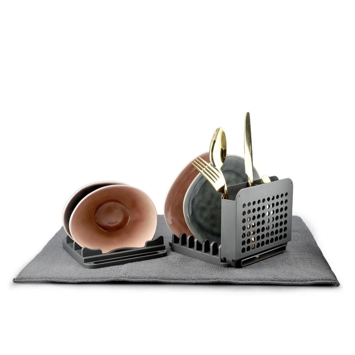 Сушилка для посуды Homla YOSHE 50x40 см Серый (165137) Сушилка для посуды Homla YOSHE 50x40 см Серый (165137)