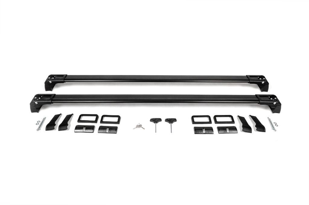 Поперечины в штатные места WingBar V3 Черный Erkul для Peugeot Partner Tepee 2008-2018 гг. алюминий/пластик Серый