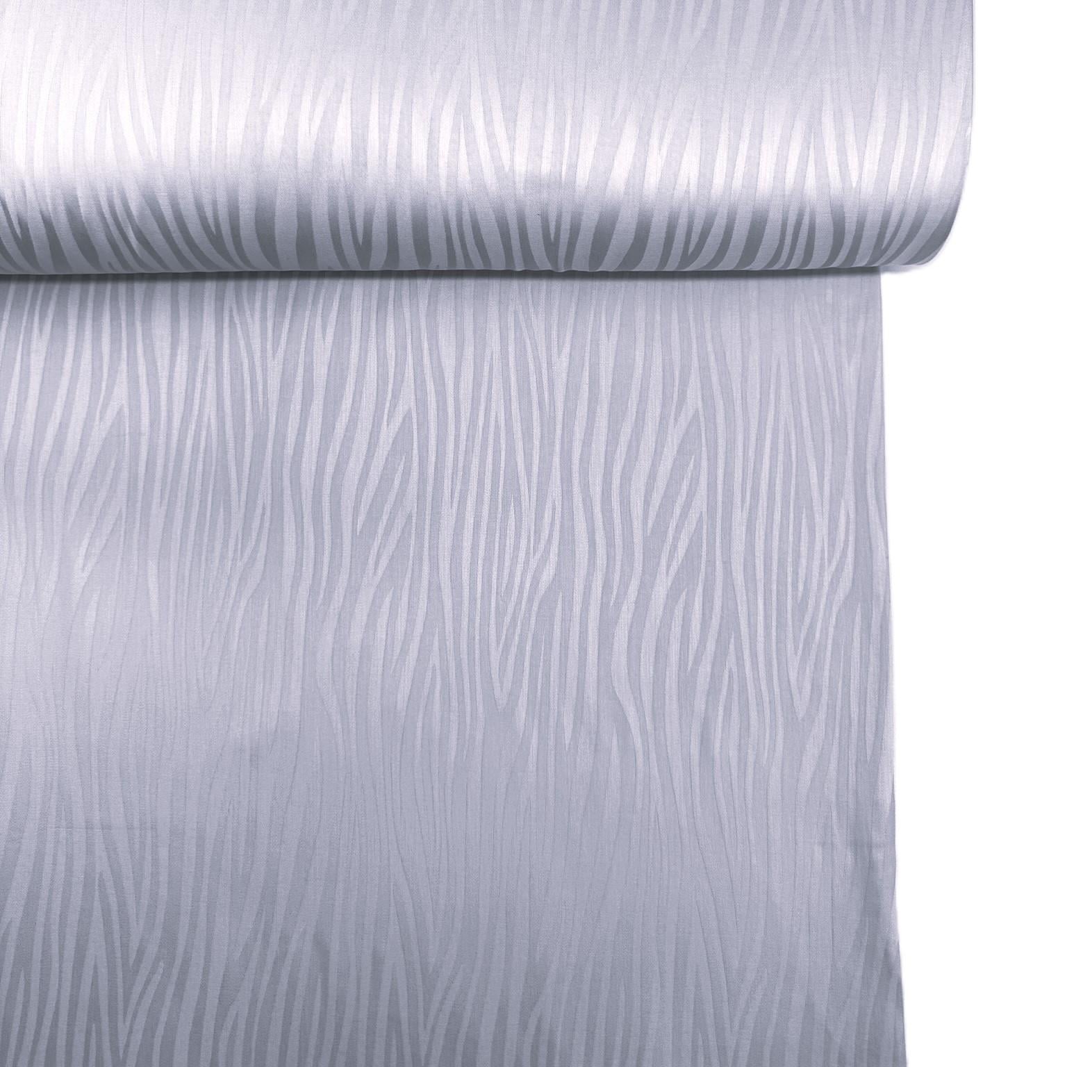 Ткань сатин жаккард с тигровым принтом хлопок Серый (28095/ТигрA.Gri 03144)