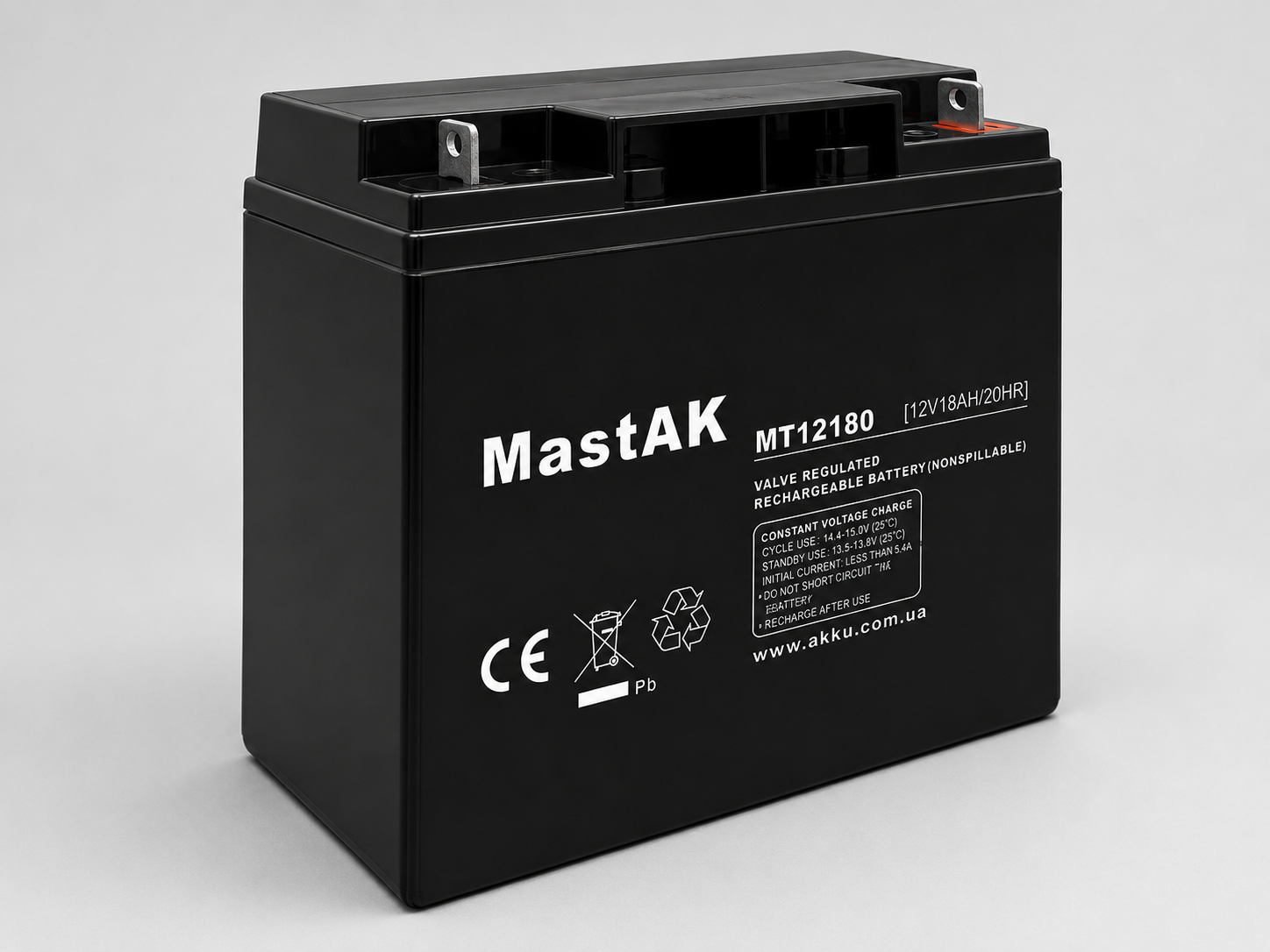 Аккумулятор MastAK MT12180 12V 18 Ah (185086)